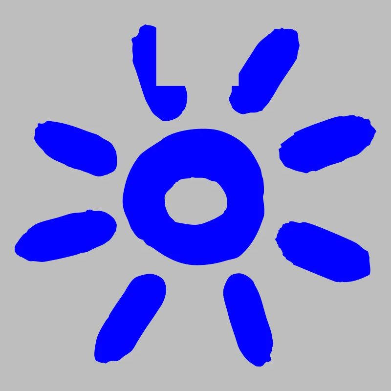 Blaue Sonne