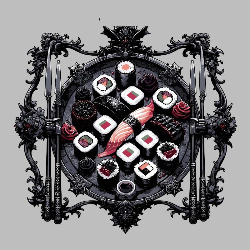 Goth Sushi Sushi im Gothic Stil