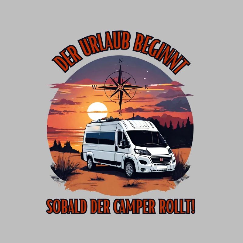 Camper -Der Urlaub beginnt sobald der Camper rollt
