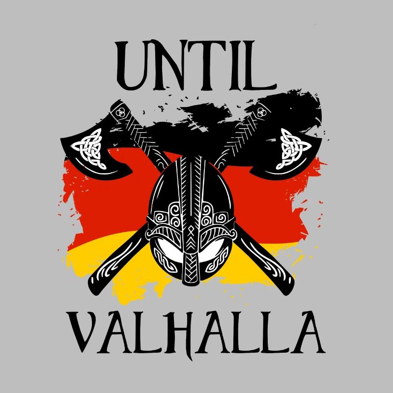 Until Valhalla mit Deutsche Flagge