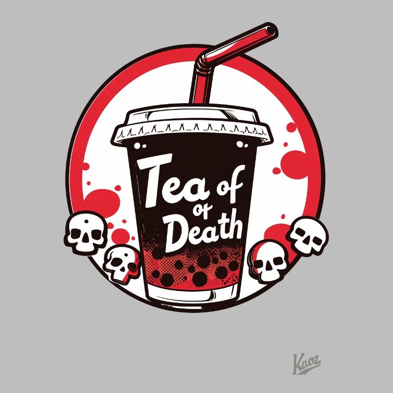 Crâne Bubble Tea de la Mort