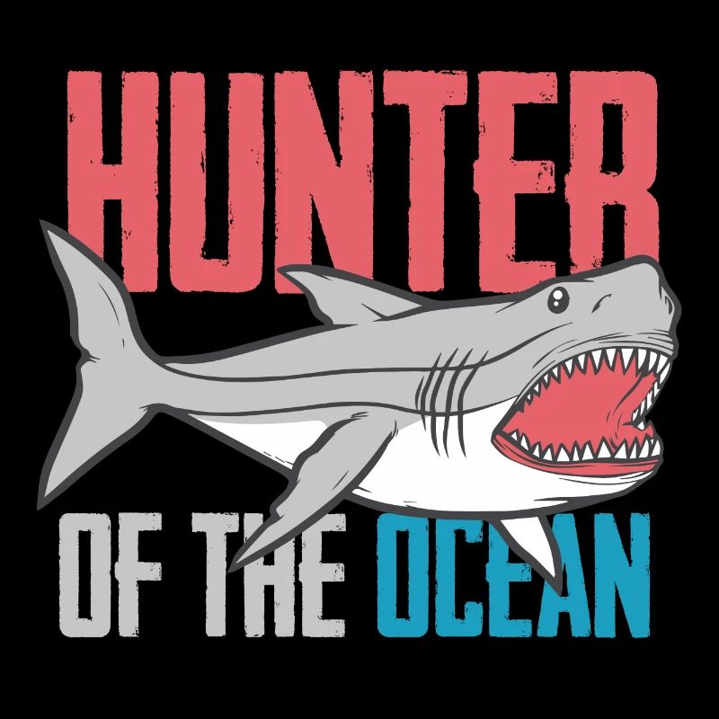 Requin - cadeau de océan de chemise de vacances de plage