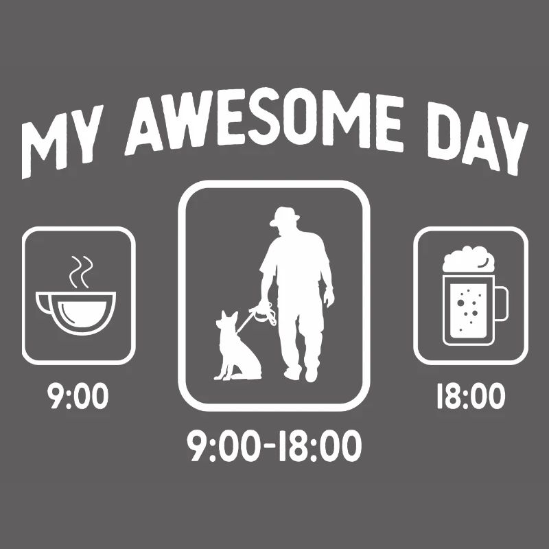 My Awesome Day - Piwo - Człowiek z psem -