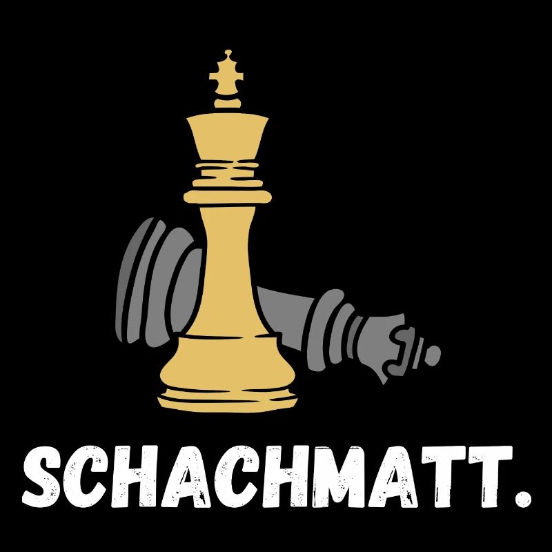 Schach Spruch Geschenk Schachmatt Queens Gambit