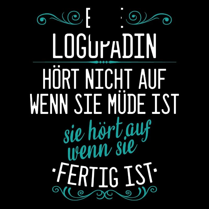 Logopädin Logopädie Rehabilitation Beruf Spruch
