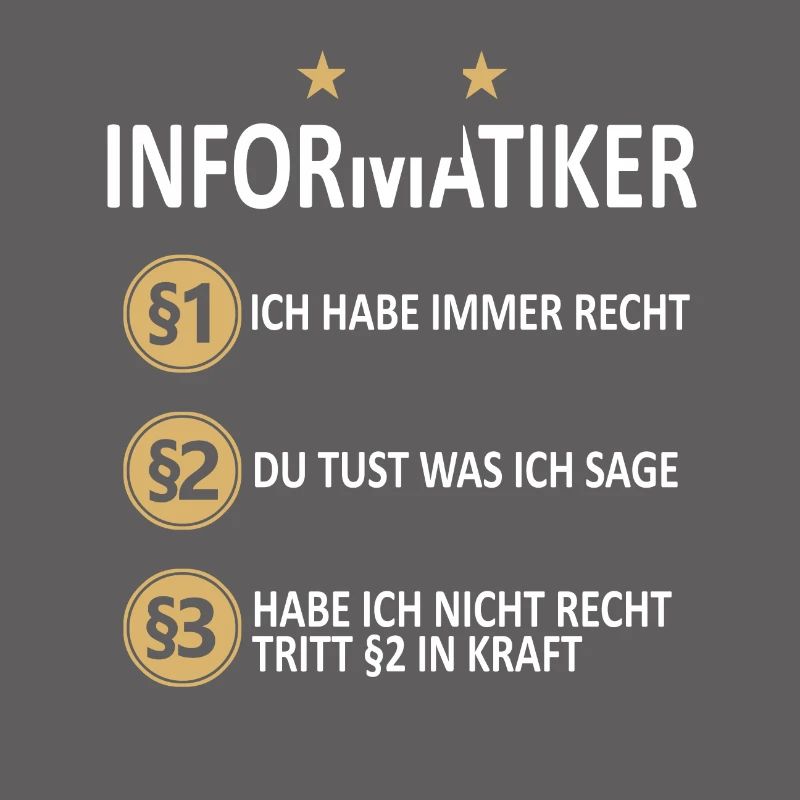 Informatiker Programmierer Informatik Spruch