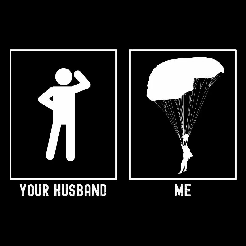 Your husband - Me - Paragliding side view