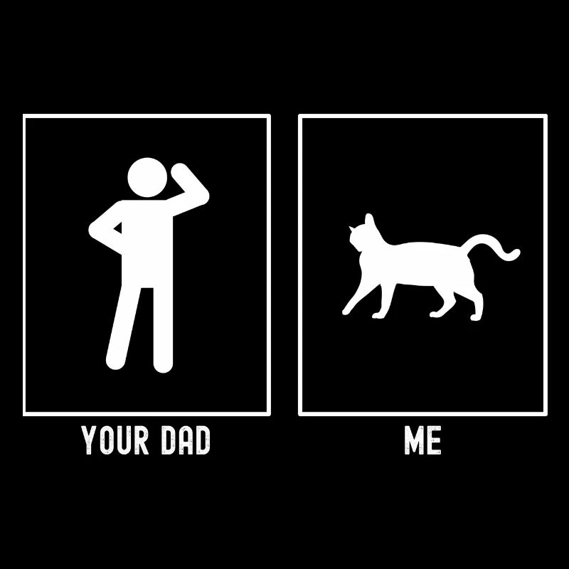 Dein Vater - Ich - Katze Langsam gehend