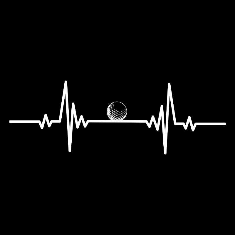 Heartbeat White Golf Ball