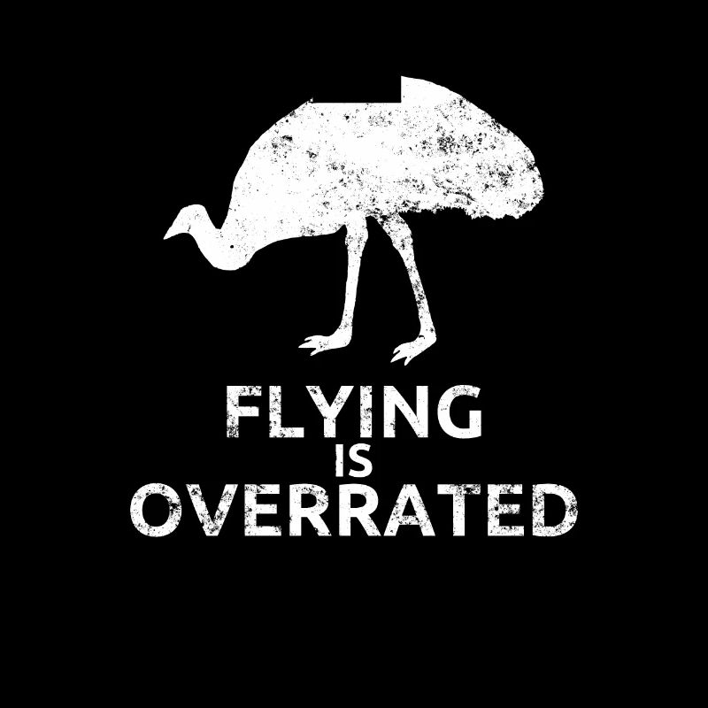 Emu Gift Flying Is Overrated Running Bird