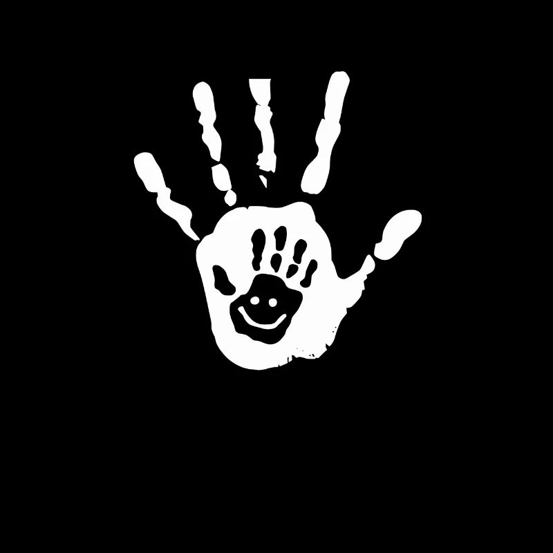 Vater und Kind ,Hand in Hand, eine Liebe, ein Team