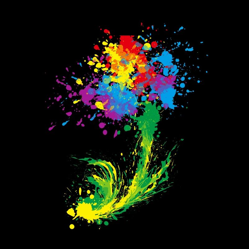 Graffiti Geschenk Splash bunte Farben Paintball