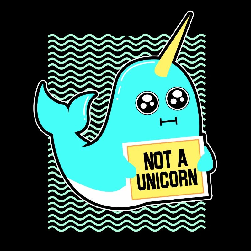 Narwal Geschenk Einhorn Kawaii Wale Tauchen