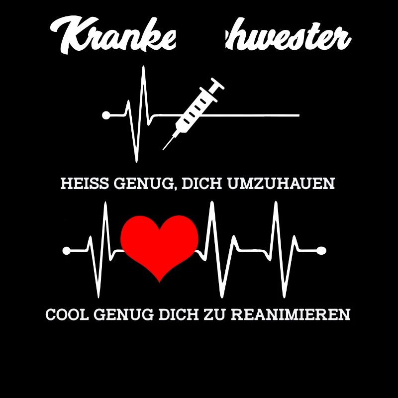 Krankenschwester EKG Herzschlag lustiger Geschenk