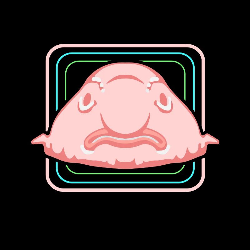 Blobfish Deep Sea Grumpy Cadeau introverti