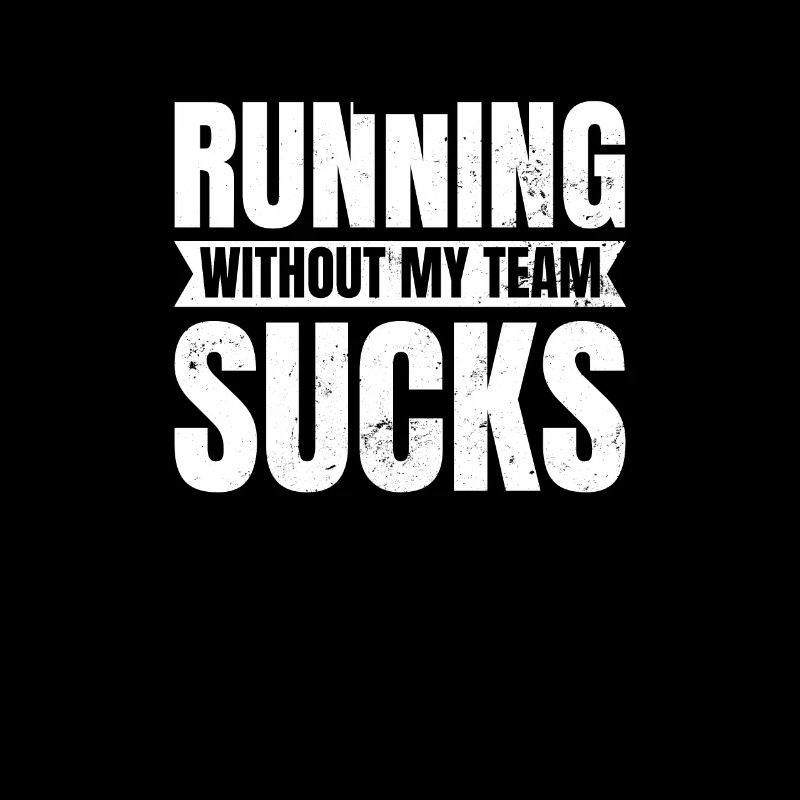 Courir de sucer sans mon cadeau d'équipe