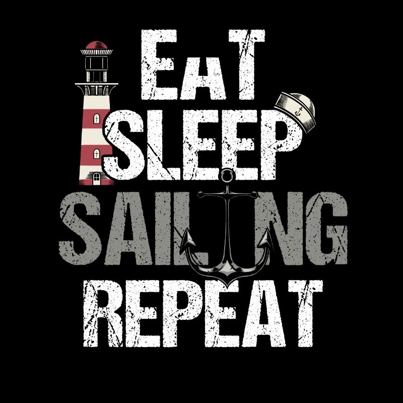 Captain Seemann Eat Sleep Sailing Repeat