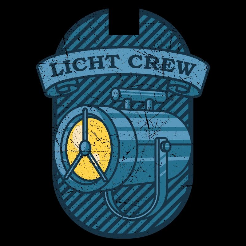 LIGHT CREW Retro light lighting technician gift