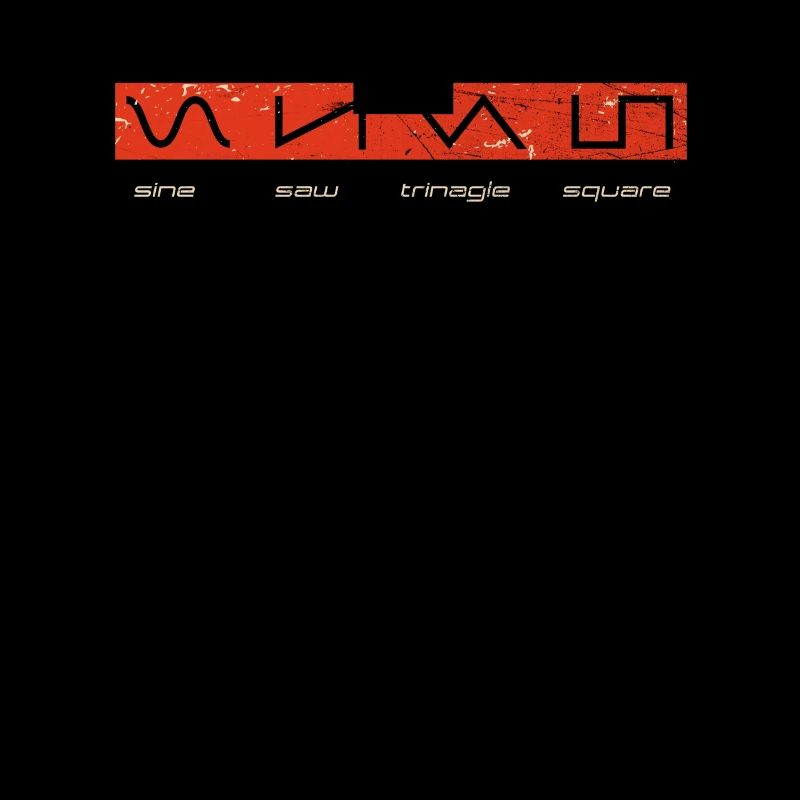 Audio Waveform design - Acid Nerd Synth 80s