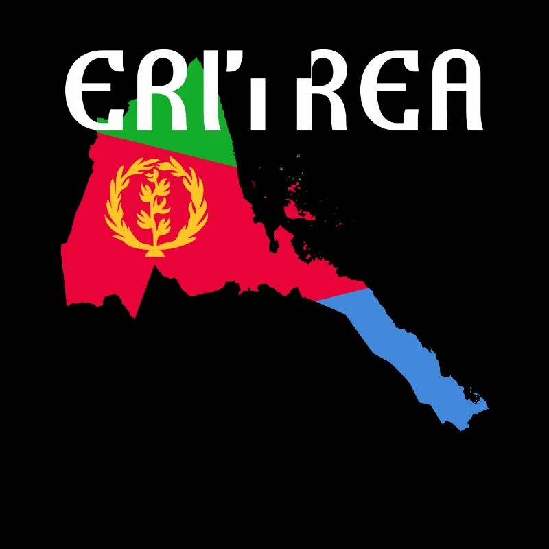 Carte Érythrée Idée cadeau drapeau Habesha