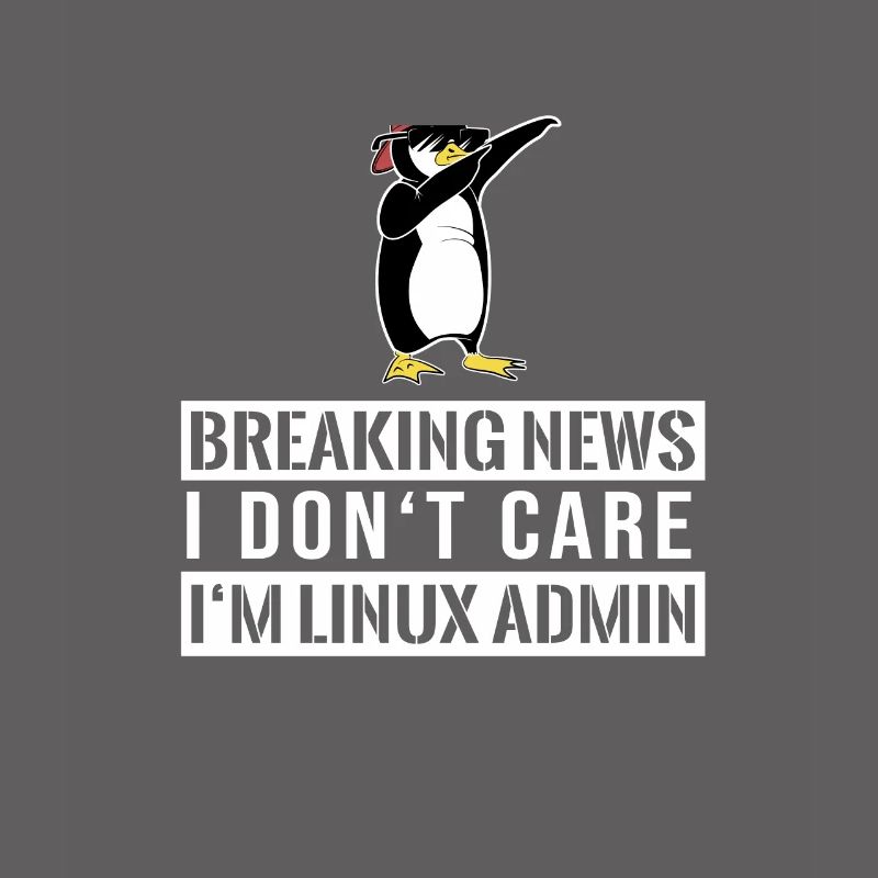 IT Nerd Linux Linux Pinguin Geek Software Engineer