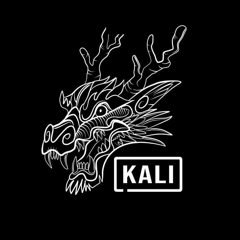Administrateur informatique Kali Linux Tux Dragon Head