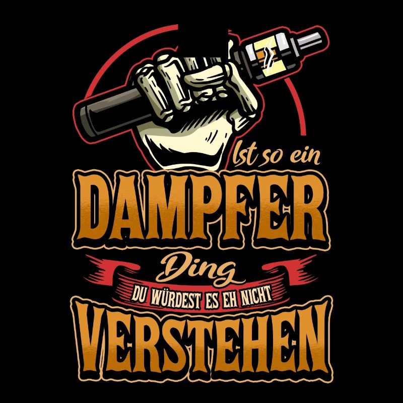 Vape Dampfer E Zigarette Spruch Vaping Geschenk