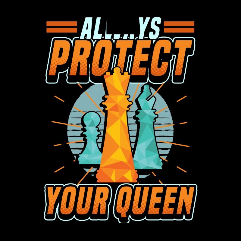 Cadeau de jeu de société Chess Checkmate Queen