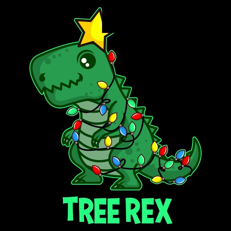 UGLY CHRISTMAS TREX Gift T REX Dino for Dad