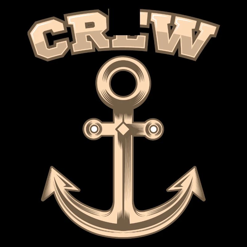 SAIL CREW gift sailors for sailing team ANCHOR