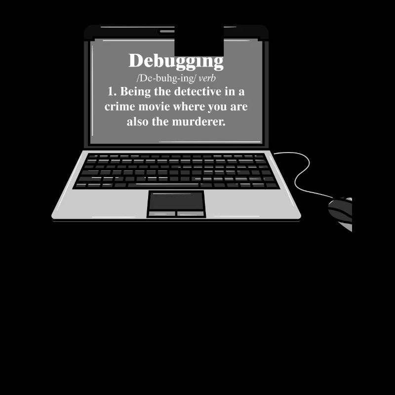 Lustiges Computer Debugging Programmierer Design