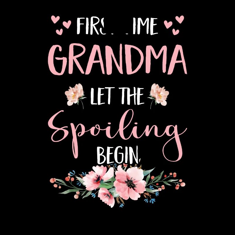 La future grand-mère Omi Fleurs Grands-parents les plus grands