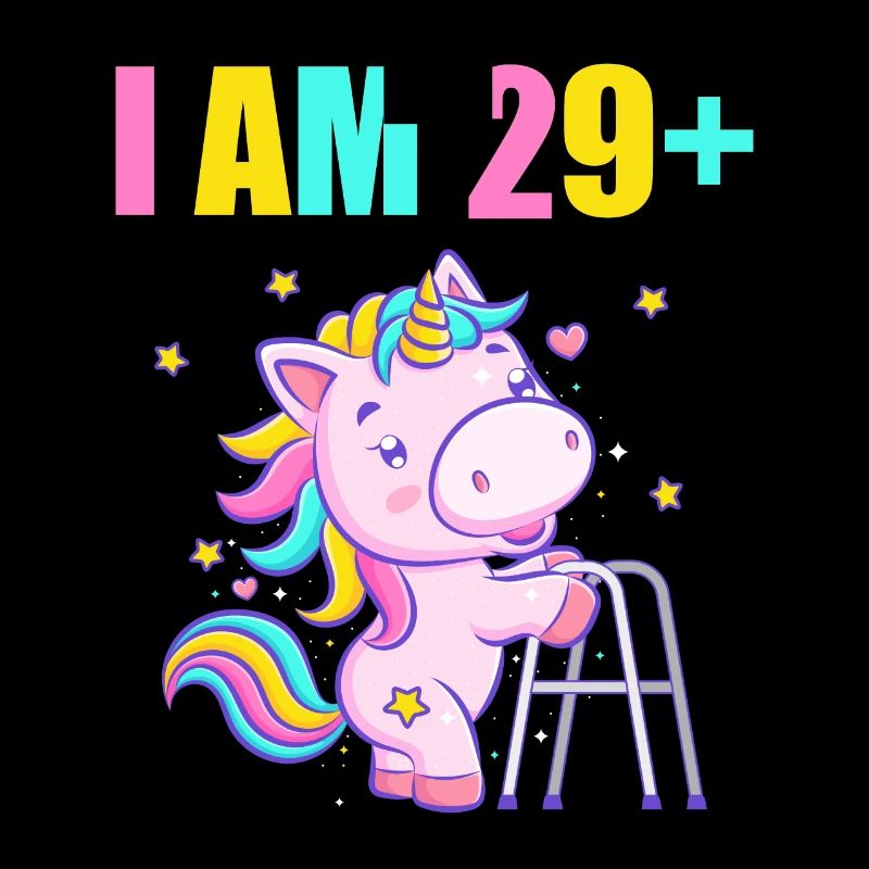 30 Jahre Einhorn ich bin 29+ 30. Geburtstag
