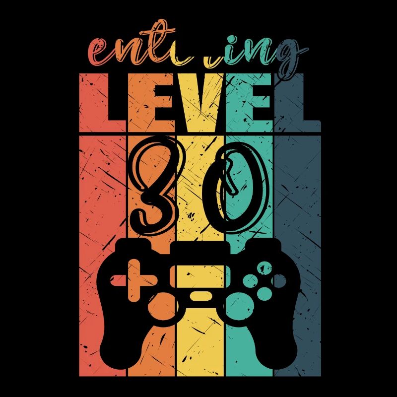 Level 30 Gaming Controller 30 anniversaire