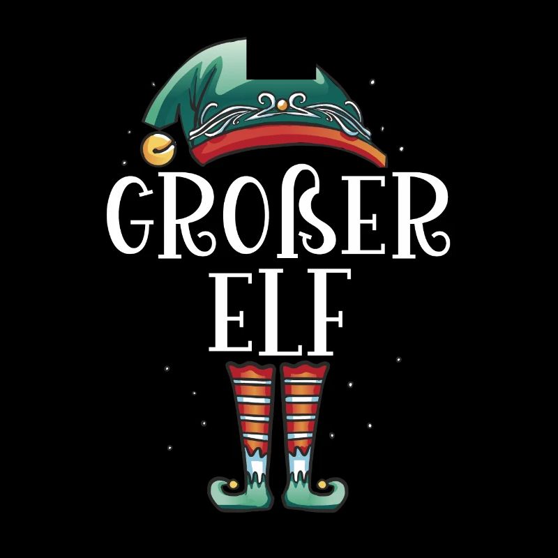 Weihnachten Partnerkostüm Großer Elf Elfe Elfen