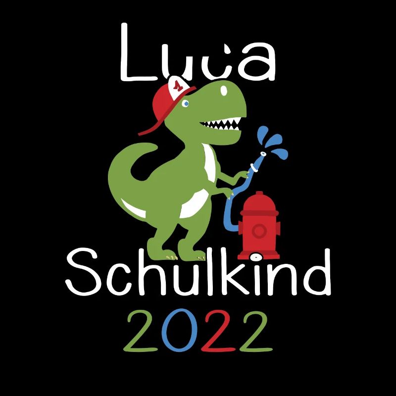 Luca 2022 T-Rex Einschulung Erstklässler 2022