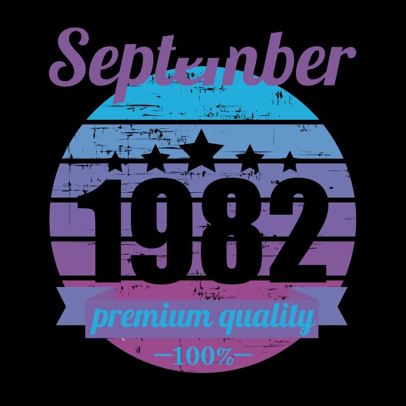 Né en septembre 1982 40 ans 40s 40e anniversaire