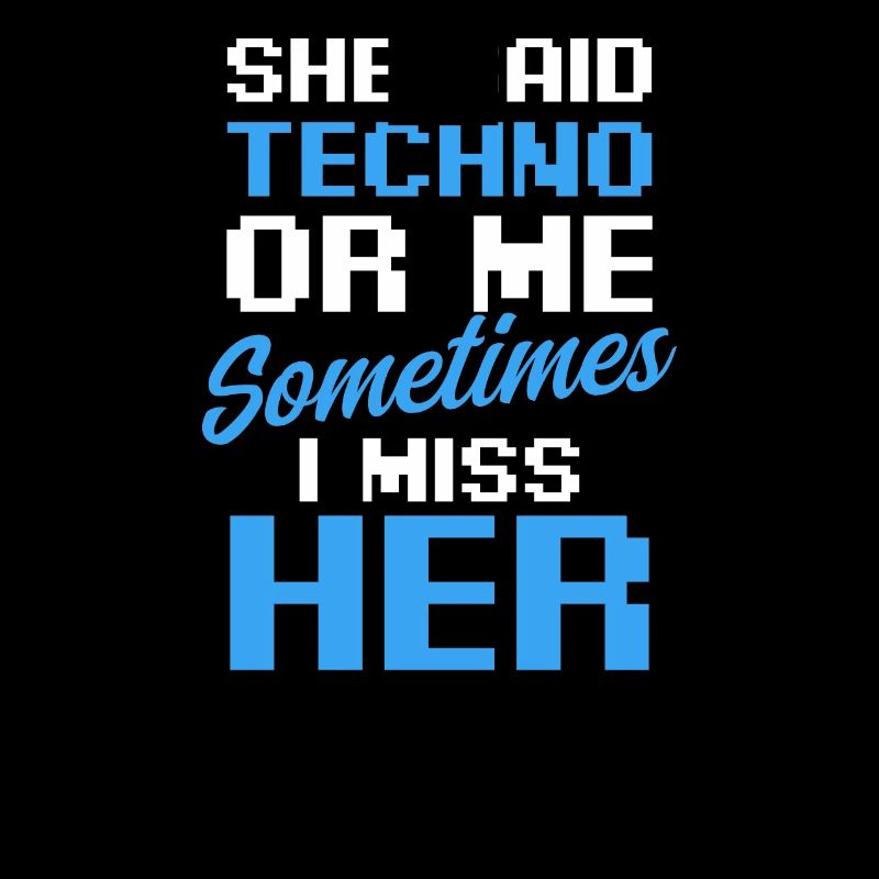 EDM Rave Techno sagte Techno oder ich manchmal vermissen
