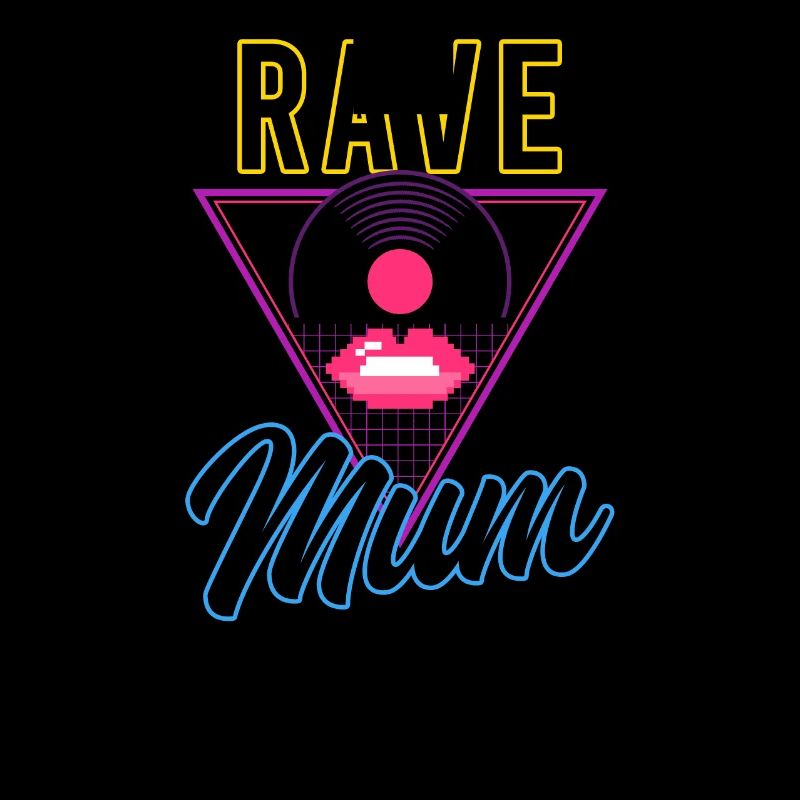 EDM Rave Techno 80s Rave Mama