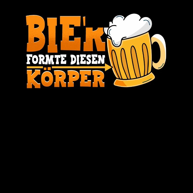 Bier formte diesen Körper Bier