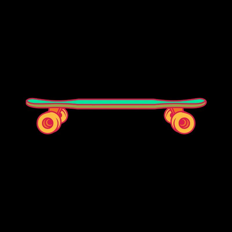 Skateboard Retro Longboard Vintage