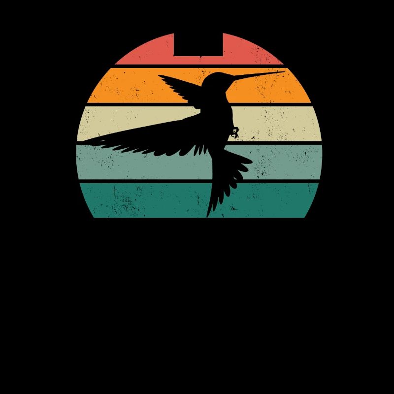 Colibris ailes rapides battant colibri