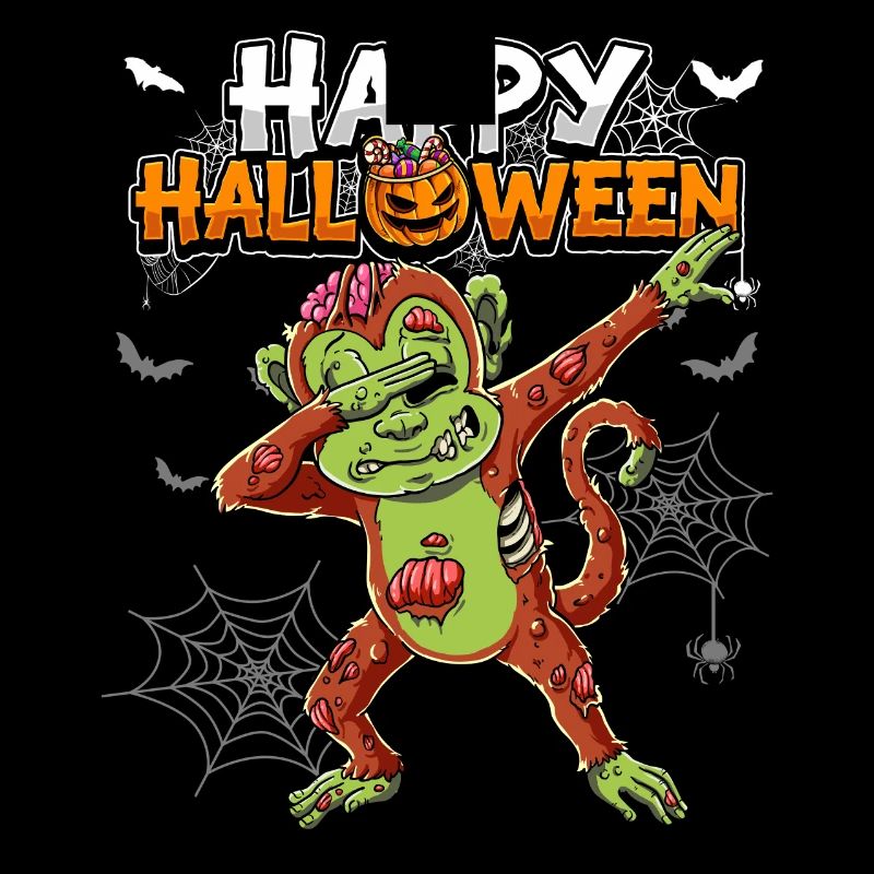 Zombie singe d’Halloween