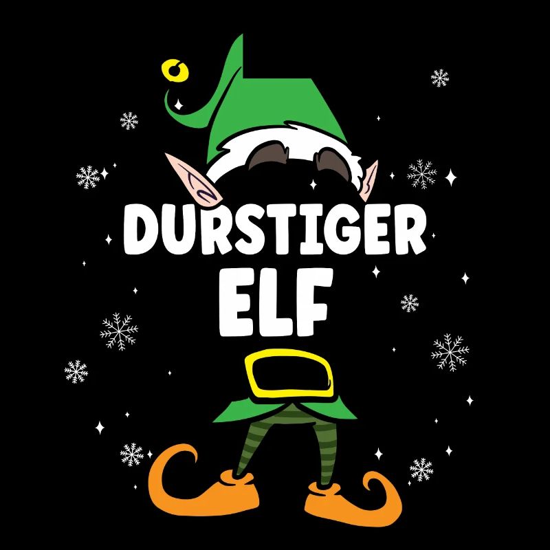 Durstiger Elf Partnerlook Weihnachten
