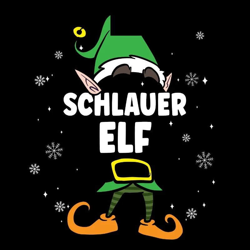 Schlauer Elf Partnerlook Weihnachten