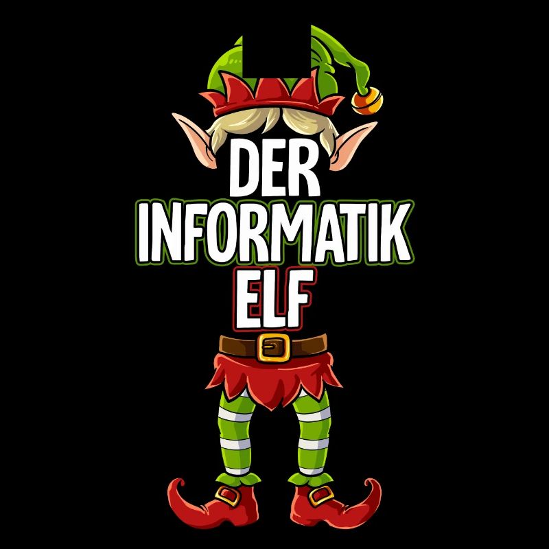 Informatik Elf Partnerlook Weihnachten