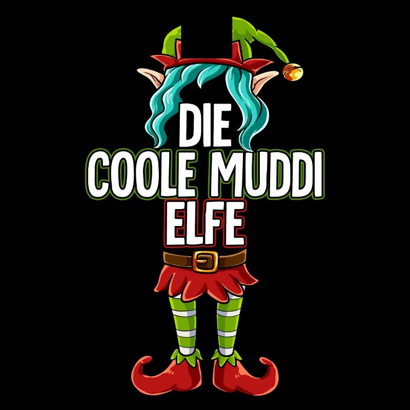 Coole Muddi Elfe Partnerlook Weihnachten