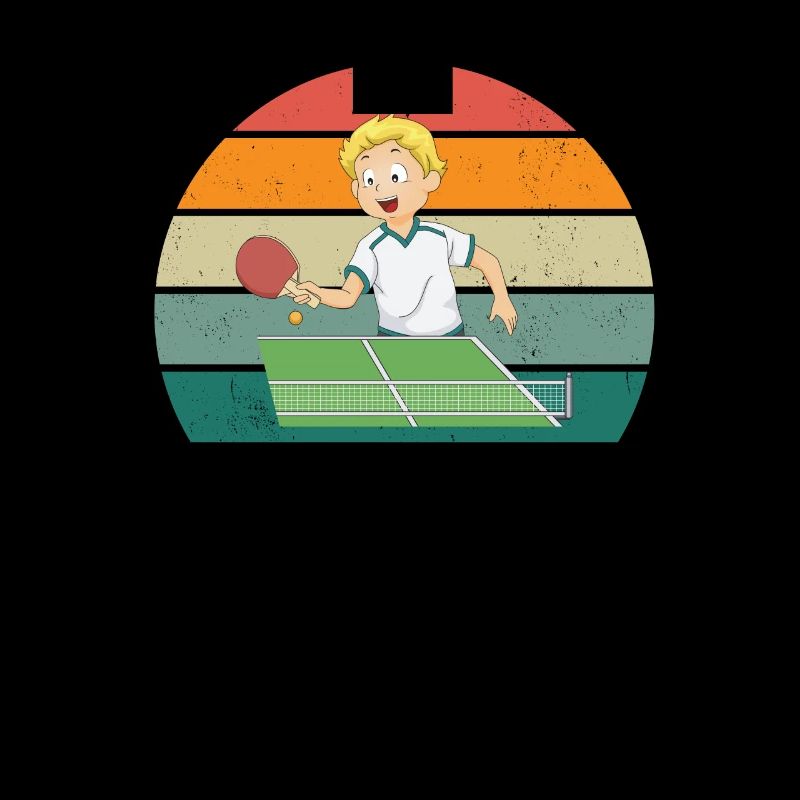Joueur de tennis de table Tennis de table net spin servir