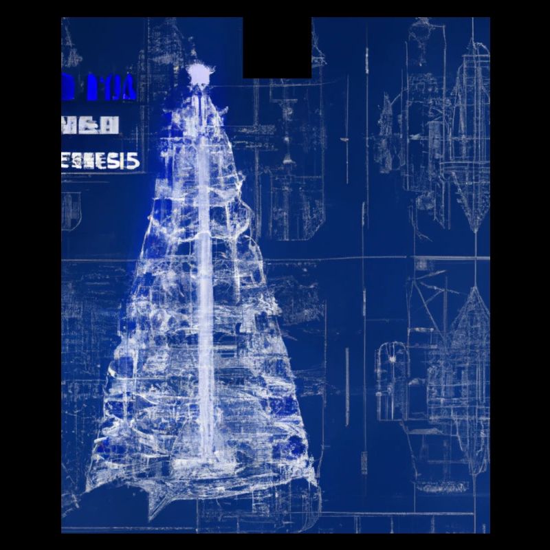 Plan schématique de l’arbre de Noël