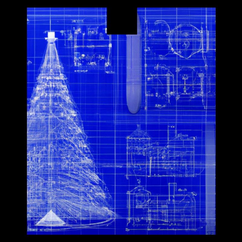 Plan schématique de l’arbre de Noël